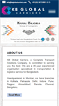 Mobile Screenshot of kbglobalcarriers.com